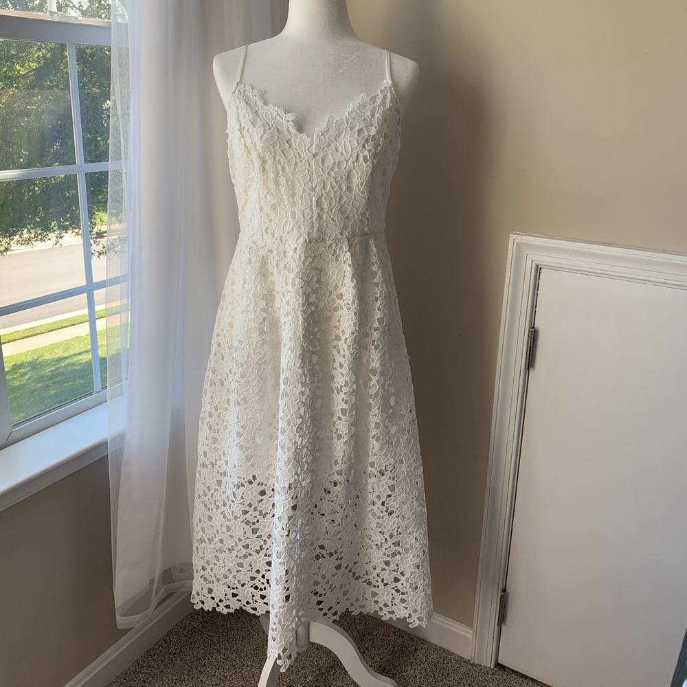 NWT White Lace Dress